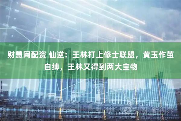 财慧网配资 仙逆：王林打上修士联盟，黄玉作茧自缚，王林又得到两大宝物