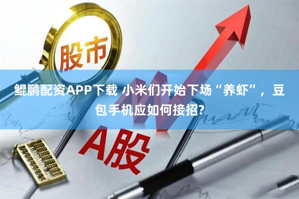 鲲鹏配资APP下载 小米们开始下场“养虾”，豆包手机应如何接招?